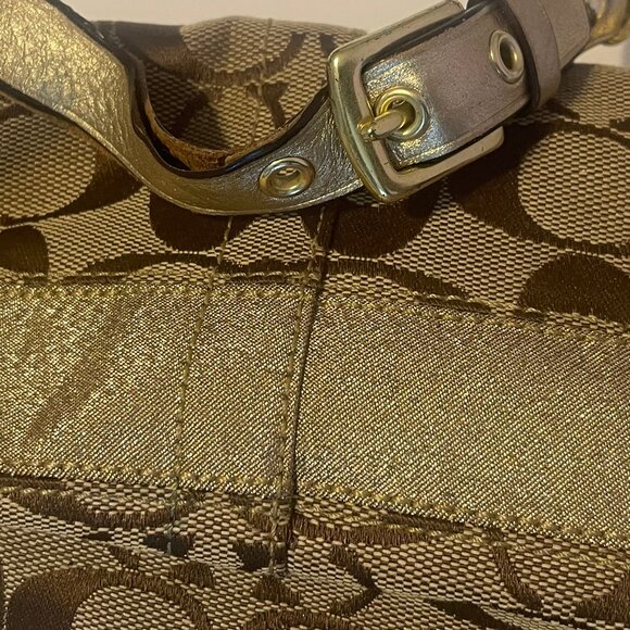 Coach Mini Bag with Metallic Stripe. - Picture 5 of 5